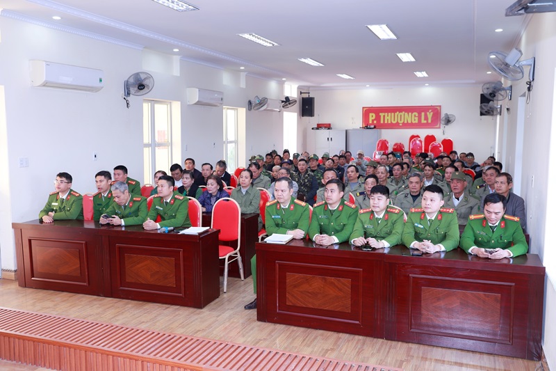 CAP Thượng Lý triển khai phối hợp lực lượng tham gia bảo vệ ANTT ở sơ sở trước, trong và sau tết nguyên đán Ất Tỵ